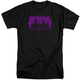 Fantastic Beasts And The Crimes Of Grindlewald Hogwarts Silhouette - Men's Tall Fit T-Shirt Men's Tall Fit T-Shirt Fantastic Beasts   