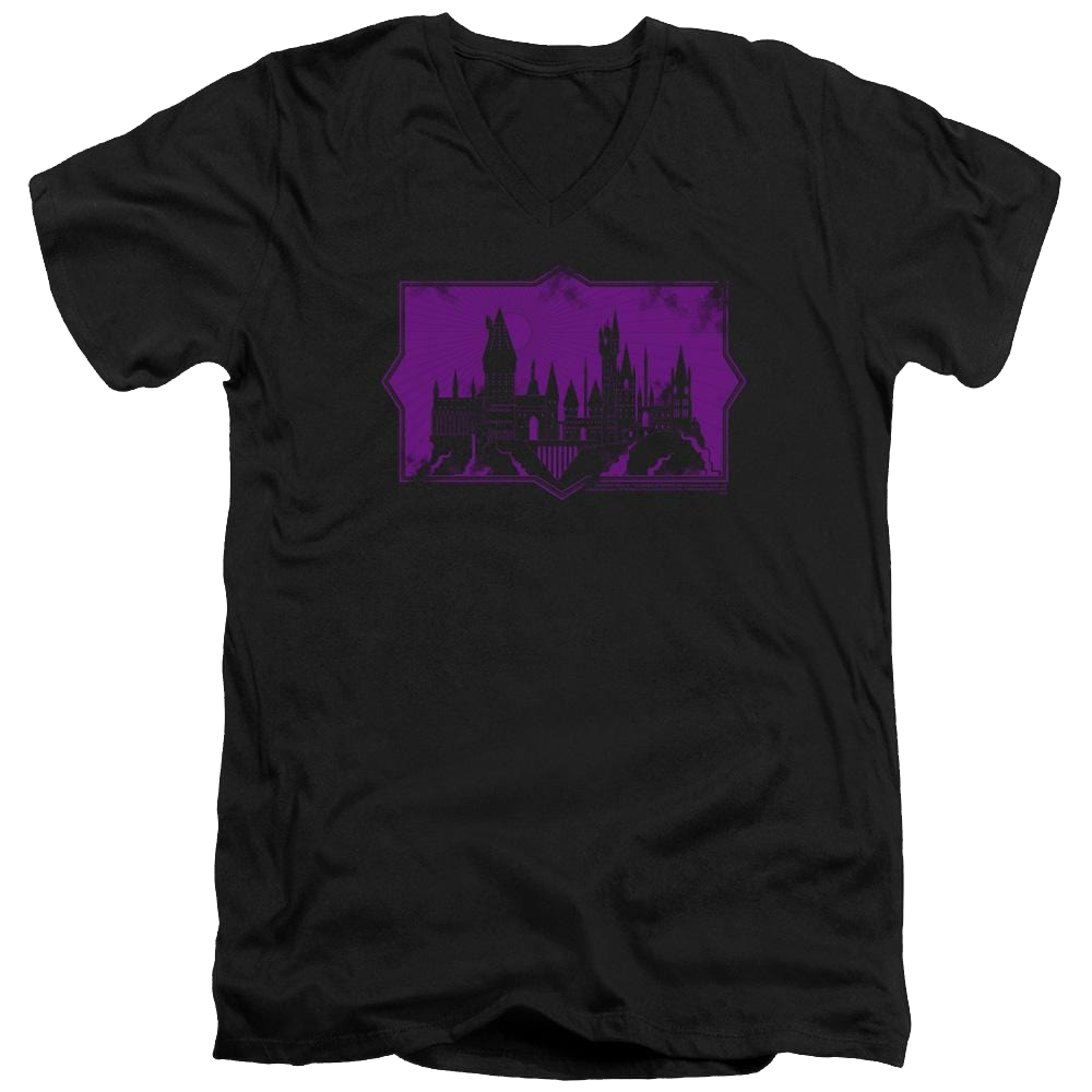 Fantastic Beasts And The Crimes Of Grindlewald Hogwarts Silhouette - Men's V-Neck T-Shirt Men's V-Neck T-Shirt Fantastic Beasts   