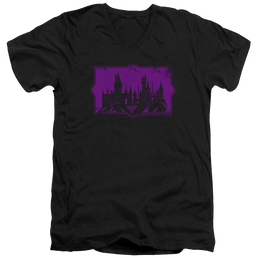 Fantastic Beasts And The Crimes Of Grindlewald Hogwarts Silhouette - Men's V-Neck T-Shirt Men's V-Neck T-Shirt Fantastic Beasts   