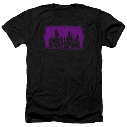 Fantastic Beasts Hogwarts Silhouette - Men's Heather T-Shirt Men's Heather T-Shirt Fantastic Beasts   