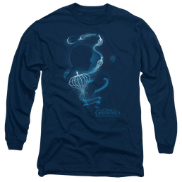 Fantastic Beasts And The Crimes Of Grindlewald Newt Silhouette - Men's Long Sleeve T-Shirt Men's Long Sleeve T-Shirt Fantastic Beasts   