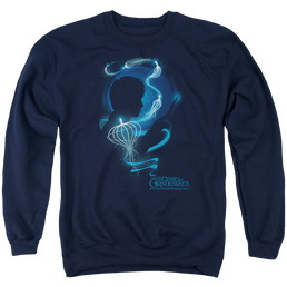 Fantastic Beasts And The Crimes Of Grindlewald Newt Silhouette - Men's Crewneck Sweatshirt Men's Crewneck Sweatshirt Fantastic Beasts   