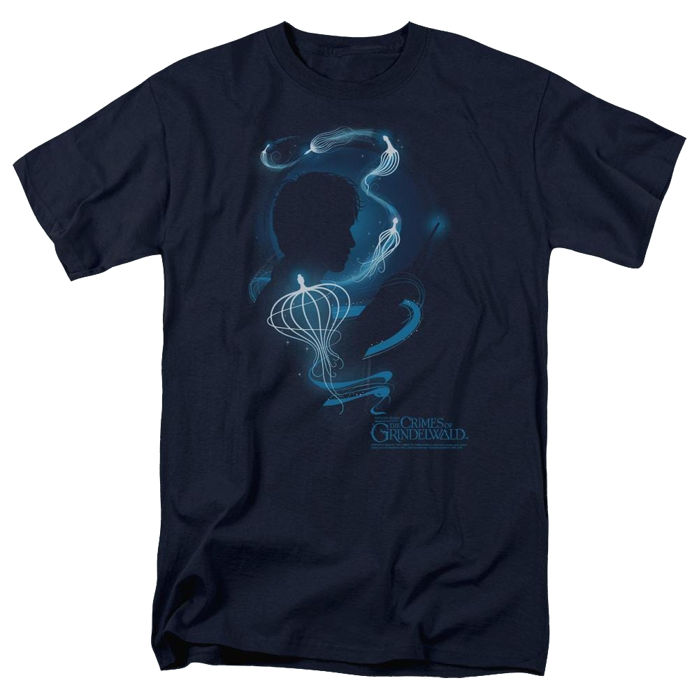 Fantastic Beasts And The Crimes Of Grindlewald Newt Silhouette - Men's Regular Fit T-Shirt Men's Regular Fit T-Shirt Fantastic Beasts   
