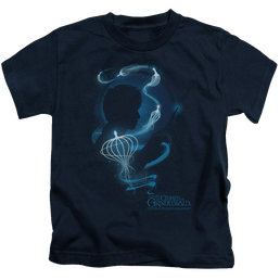 Fantastic Beasts And The Crimes Of Grindlewald Newt Silhouette - Kid's T-Shirt Kid's T-Shirt (Ages 4-7) Fantastic Beasts   
