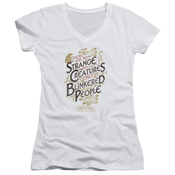Fantastic Beasts And Blinkered People - Juniors V-Neck T-Shirt Juniors V-Neck T-Shirt Fantastic Beasts   