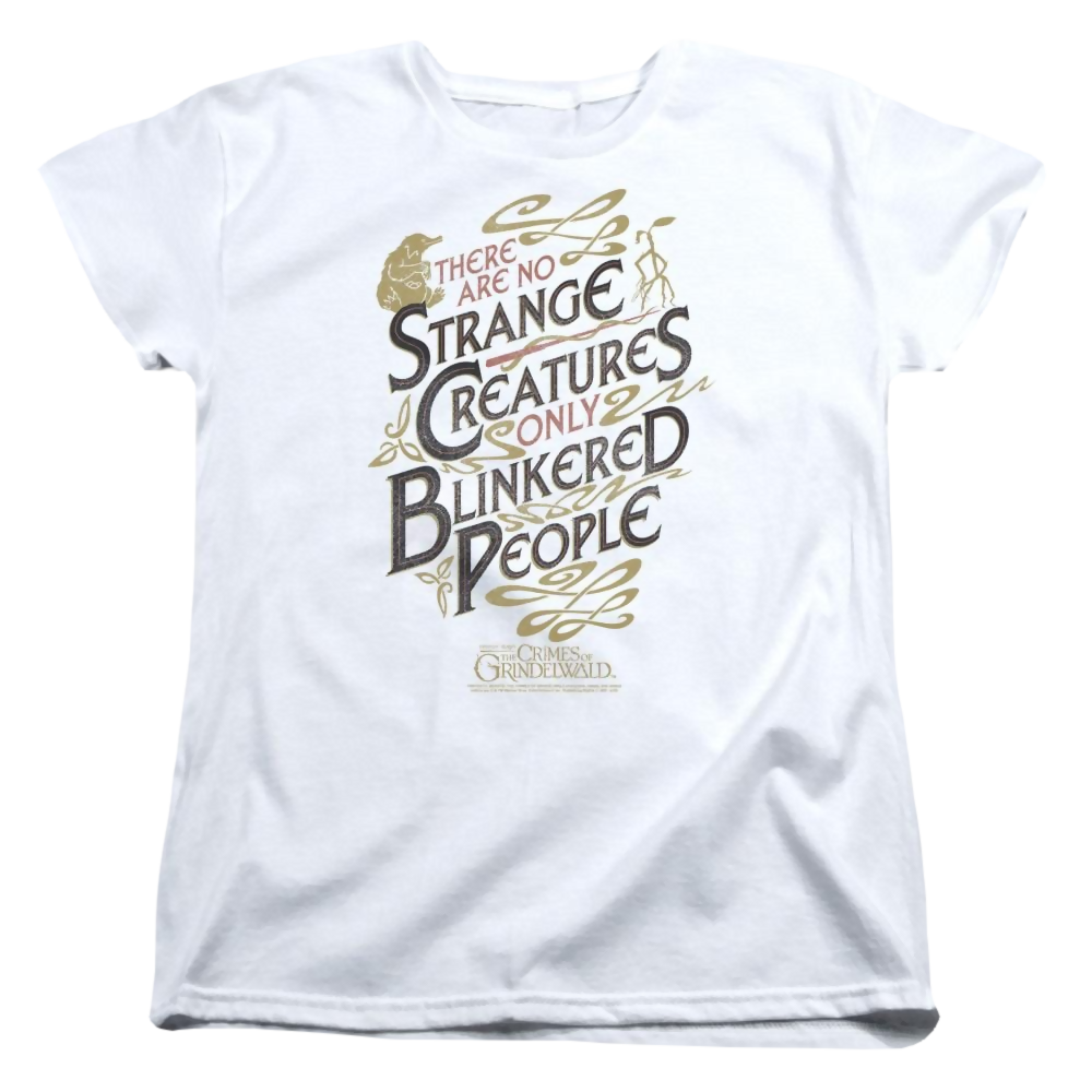 Fantastic Beasts And The Crimes Of Grindlewald Blinkered People - Women's T-Shirt Women's T-Shirt Fantastic Beasts   