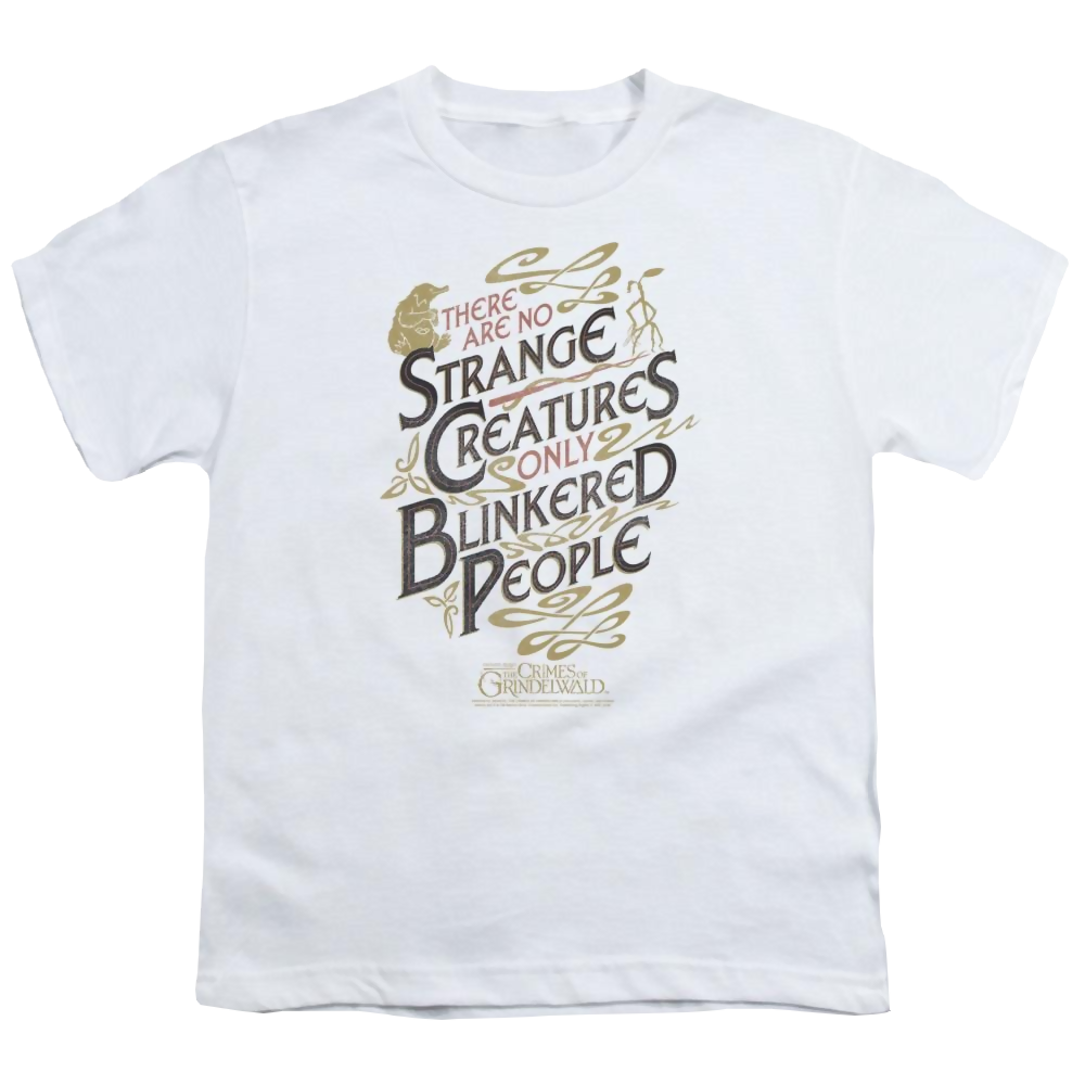 Fantastic Beasts And The Crimes Of Grindlewald Blinkered People - Youth T-Shirt Youth T-Shirt (Ages 8-12) Fantastic Beasts   