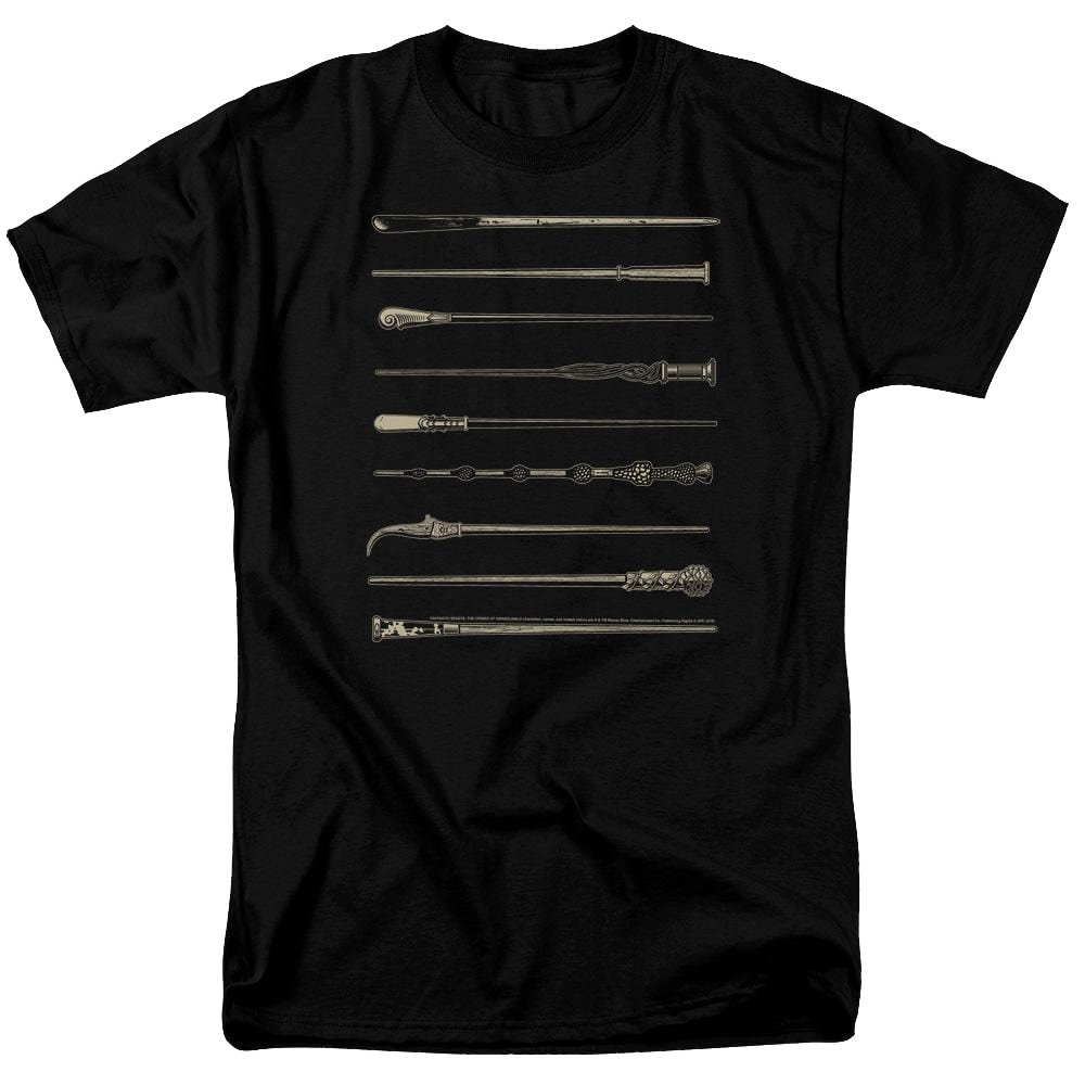 Fantastic Beasts And The Crimes Of Grindlewald Wands - Men's Regular Fit T-Shirt Men's Regular Fit T-Shirt Fantastic Beasts   