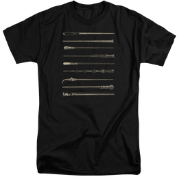 Fantastic Beasts And The Crimes Of Grindlewald Wands - Men's Tall Fit T-Shirt Men's Tall Fit T-Shirt Fantastic Beasts   
