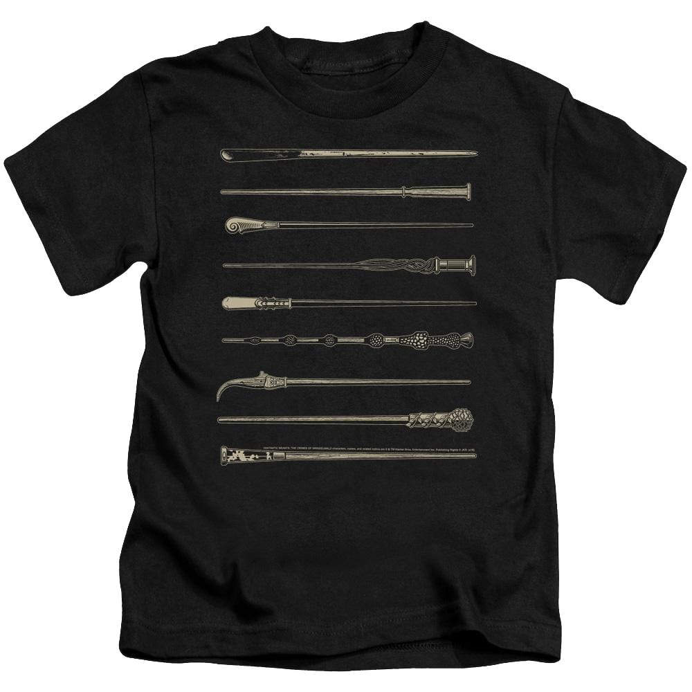 Fantastic Beasts And The Crimes Of Grindlewald Wands - Kid's T-Shirt Kid's T-Shirt (Ages 4-7) Fantastic Beasts   