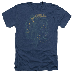 Watchmen Suitcase - Men's Heather T-Shirt Men's Heather T-Shirt Fantastic Beasts   