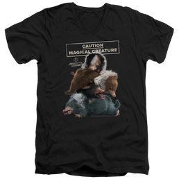 Fantastic Beasts And The Crimes Of Grindlewald Cuddle Puddle - Men's V-Neck T-Shirt Men's V-Neck T-Shirt Fantastic Beasts   