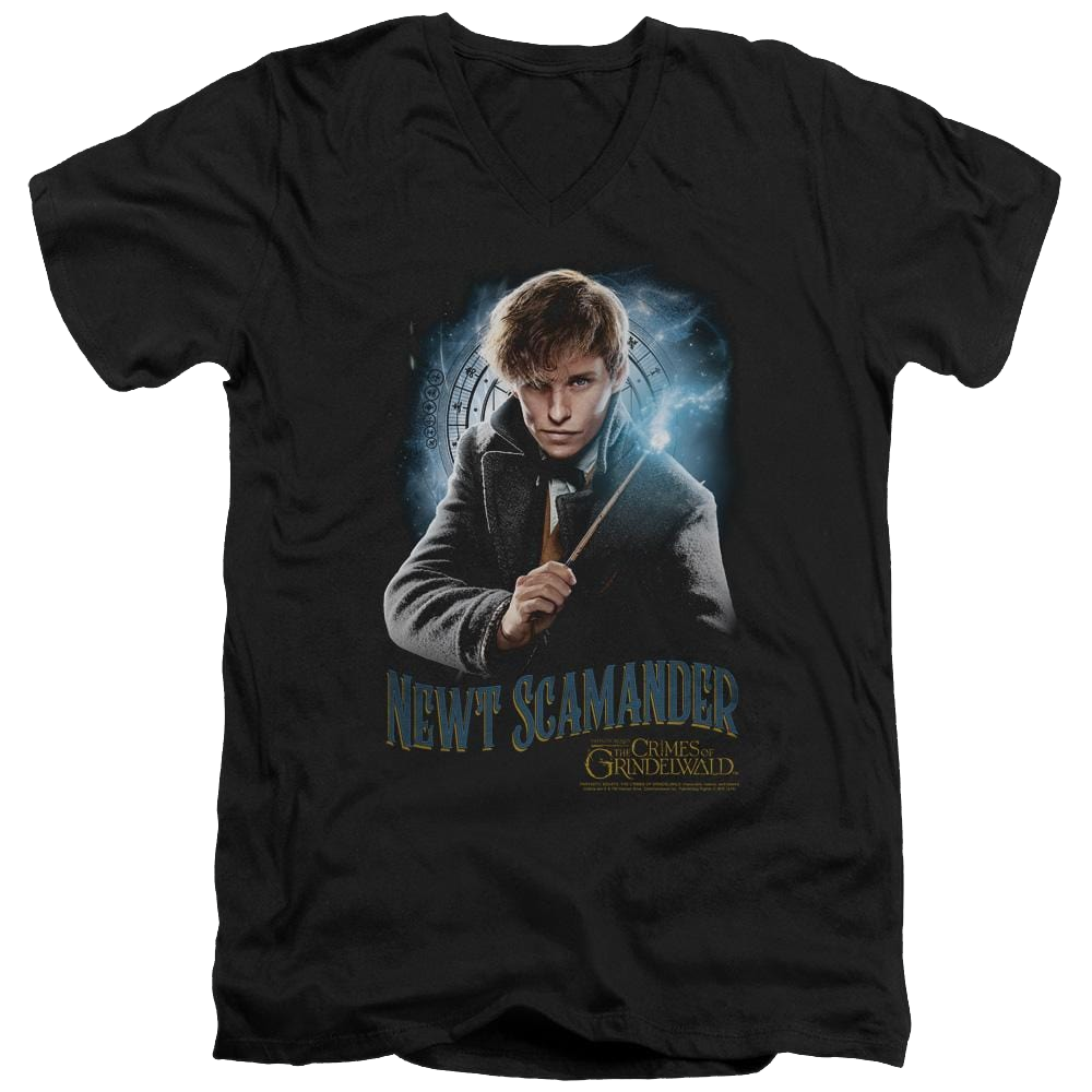 Fantastic Beasts And The Crimes Of Grindlewald Scamander Monogram - Men's V-Neck T-Shirt Men's V-Neck T-Shirt Fantastic Beasts   
