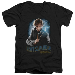 Fantastic Beasts And The Crimes Of Grindlewald Scamander Monogram - Men's V-Neck T-Shirt Men's V-Neck T-Shirt Fantastic Beasts   