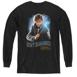 Fantastic Beasts And The Crimes Of Grindlewald Scamander Monogram - Youth Long Sleeve T-Shirt Youth Long Sleeve T-Shirt Fantastic Beasts   