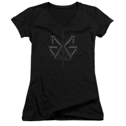 Fantastic Beasts And The Crimes Of Grindlewald Grindelwald Sigil - Juniors V-Neck T-Shirt Juniors V-Neck T-Shirt Fantastic Beasts   