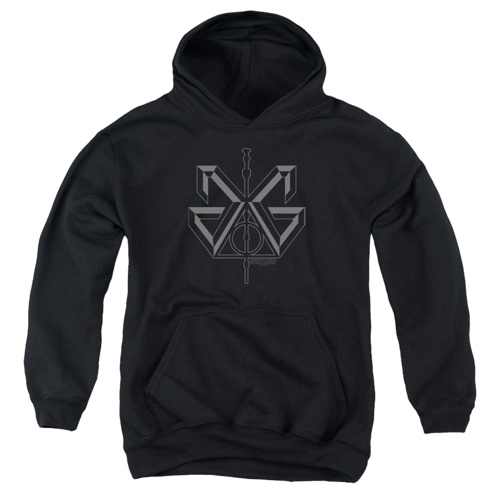 Fantastic Beasts And The Crimes Of Grindlewald Grindelwald Sigil - Youth Hoodie Youth Hoodie (Ages 8-12) Fantastic Beasts   