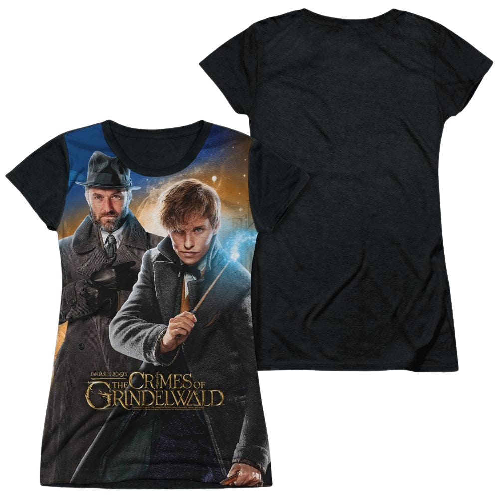Fantastic Beasts and the Crimes of Grindlewald Team Up - Juniors Black Back T-Shirt Juniors Black Back T-Shirt Fantastic Beasts   