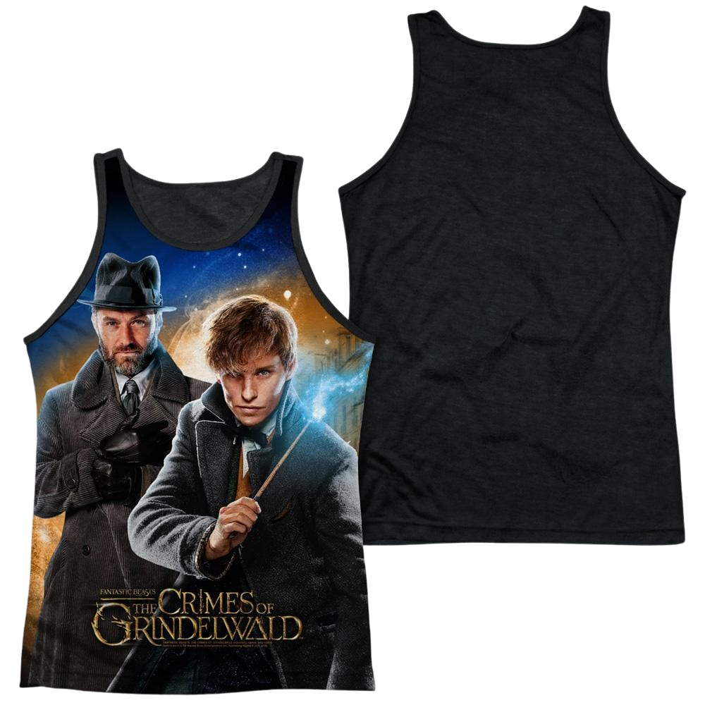 Fantastic Beasts and the Crimes of Grindlewald Team Up - Men's Black Back Tank Top Men's Black Back Tank Fantastic Beasts   