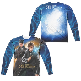 Fantastic Beasts and the Crimes of Grindlewald Team Up (Front/Back Print) - Men's All-Over Print Long Sleeve Men's All-Over Print Long Sleeve Fantastic Beasts   