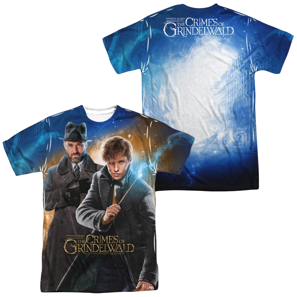 Fantastic Beasts and the Crimes of Grindlewald Team Up (Front/Back Print) - Men's All-Over Print T-Shirt Men's All-Over Print T-Shirt Fantastic Beasts   