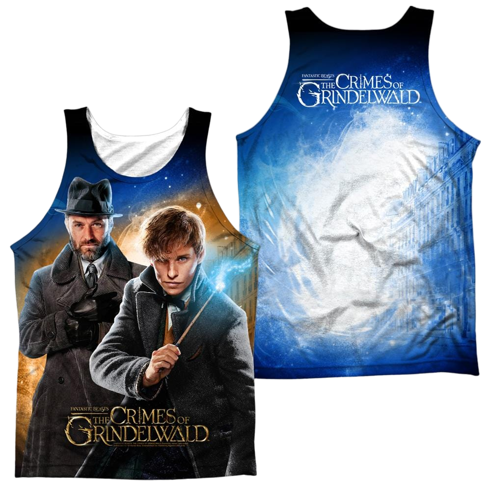 Fantastic Beasts and the Crimes of Grindlewald Team Up (Front/Back Print) - Men's All Over Print Tank Top Men's All Over Print Tank Fantastic Beasts   
