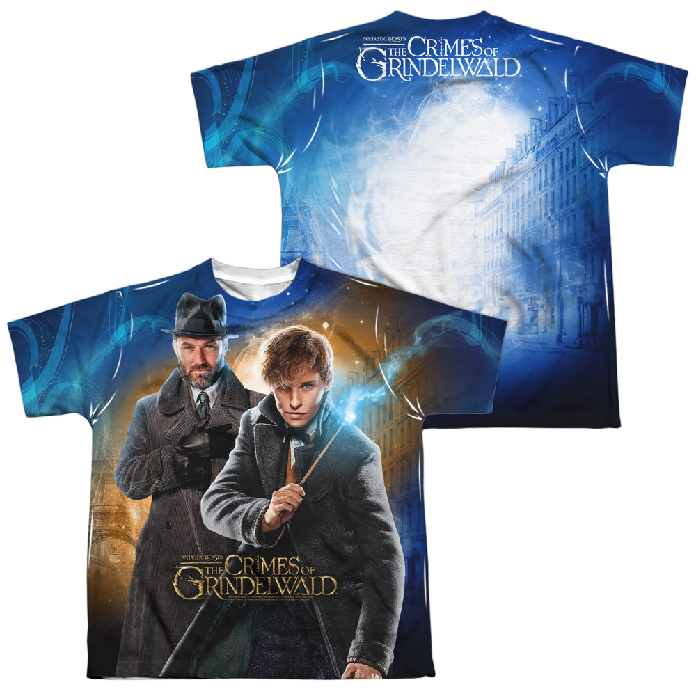 Fantastic Beasts and the Crimes of Grindlewald Team Up - Youth All-Over Print Youth All-Over Print T-Shirt (Ages 8-12) Fantastic Beasts   