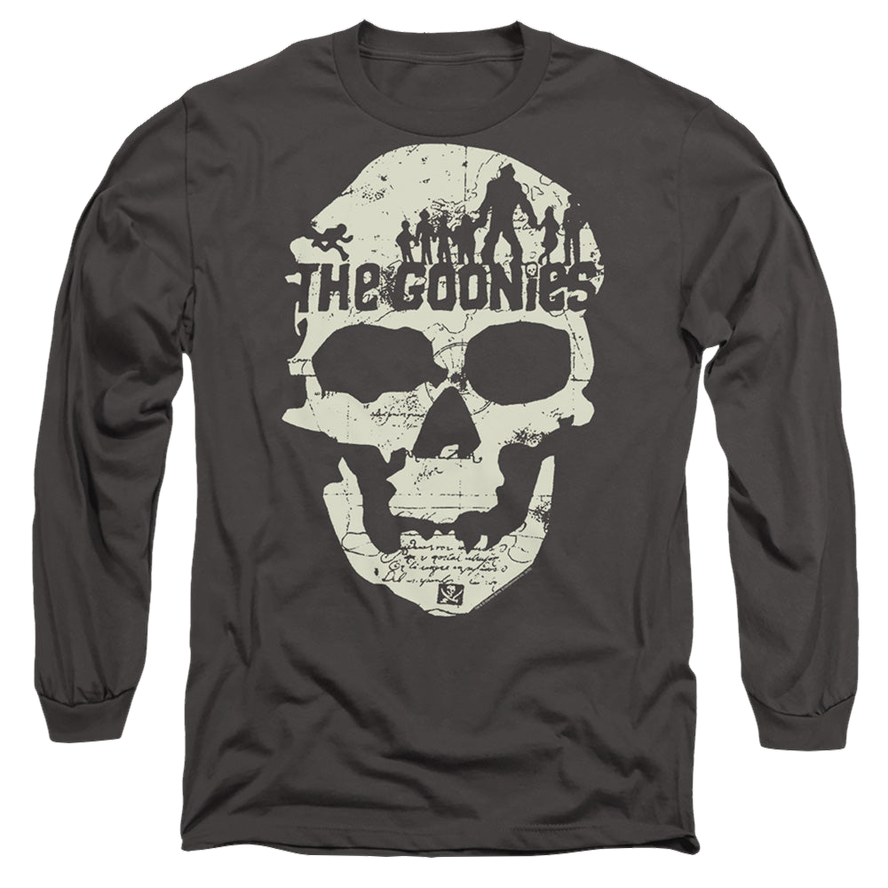 Goonies, The Skull Map - Men's Long Sleeve T-Shirt Men's Long Sleeve T-Shirt The Goonies   