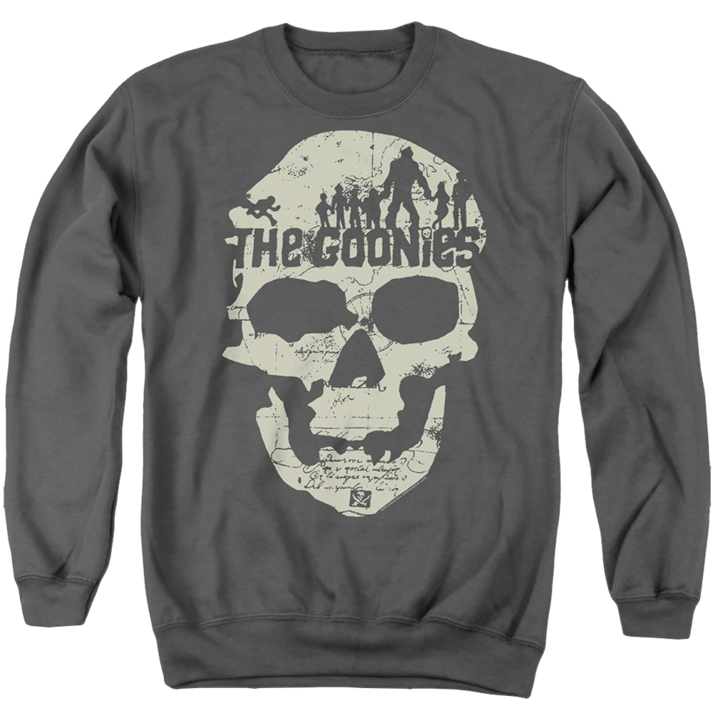 Goonies, The Skull Map - Men's Crewneck Sweatshirt Men's Crewneck Sweatshirt The Goonies   