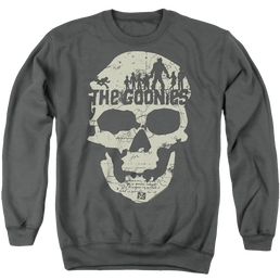 Goonies, The Skull Map - Men's Crewneck Sweatshirt Men's Crewneck Sweatshirt The Goonies   