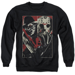 Freddy Vs Jason Vs - Men's Crewneck Sweatshirt Men's Crewneck Sweatshirt Freddy vs Jason   