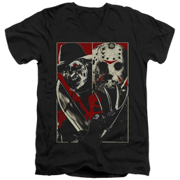 Freddy Vs Jason Vs - Men's V-Neck T-Shirt Men's V-Neck T-Shirt Freddy vs Jason   