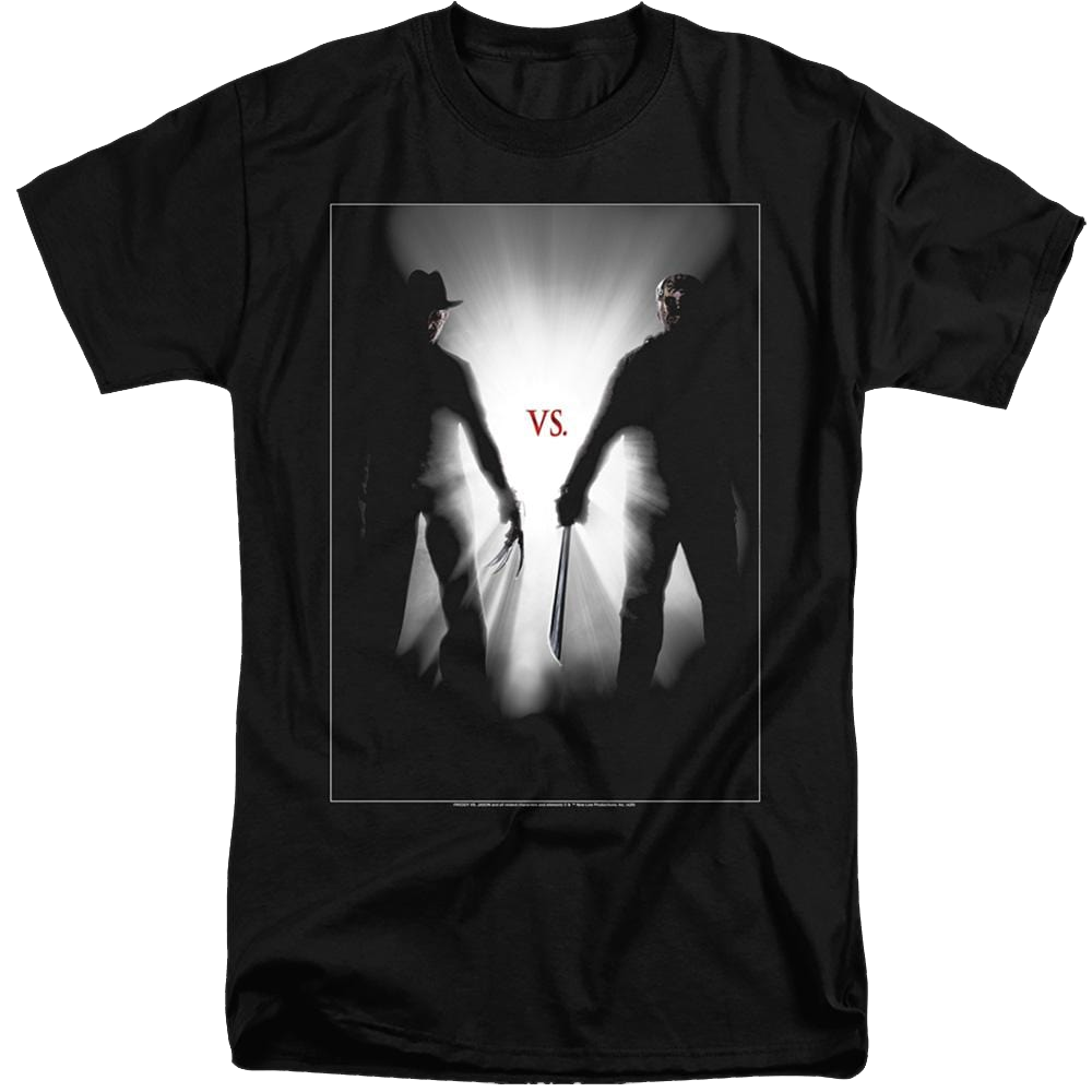 Freddy Vs Jason Silhouettes - Men's Tall Fit T-Shirt Men's Tall Fit T-Shirt Freddy vs Jason   