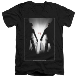 Freddy Vs Jason Silhouettes - Men's V-Neck T-Shirt Men's V-Neck T-Shirt Freddy vs Jason   
