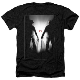 Freddy Vs Jason Silhouettes - Men's Heather T-Shirt Men's Heather T-Shirt Freddy vs Jason   