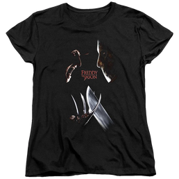 Freddy Vs Jason Face Off - Women's T-Shirt Women's T-Shirt Freddy vs Jason   
