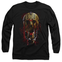 Freddy Vs Jason Mask And Claws - Men's Long Sleeve T-Shirt Men's Long Sleeve T-Shirt Freddy vs Jason   
