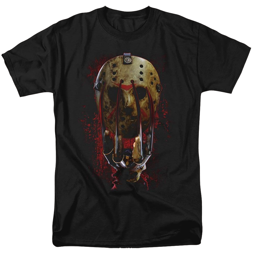 Freddy Vs Jason Mask And Claws - Men's Regular Fit T-Shirt Men's Regular Fit T-Shirt Freddy vs Jason   