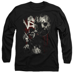 Freddy Vs Jason Scratches - Men's Long Sleeve T-Shirt Men's Long Sleeve T-Shirt Freddy vs Jason   