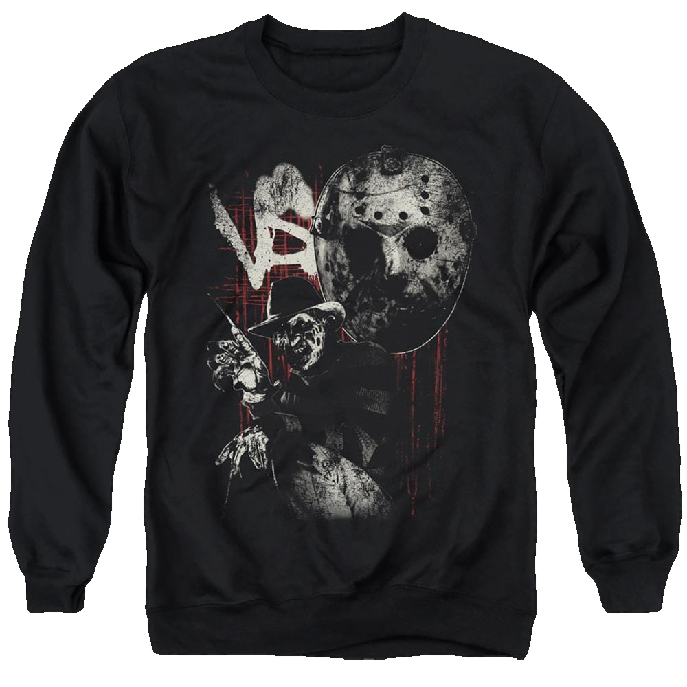 Freddy Vs Jason Scratches - Men's Crewneck Sweatshirt Men's Crewneck Sweatshirt Freddy vs Jason   