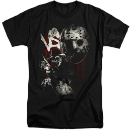 Freddy Vs Jason Scratches - Men's Tall Fit T-Shirt Men's Tall Fit T-Shirt Freddy vs Jason   