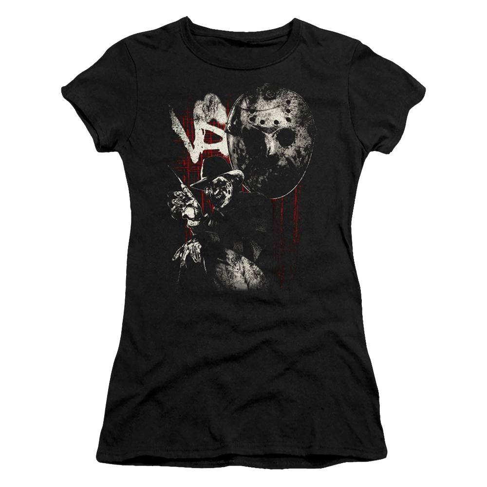Freddy Vs Jason Scratches - Juniors T-Shirt Juniors T-Shirt Freddy vs Jason   