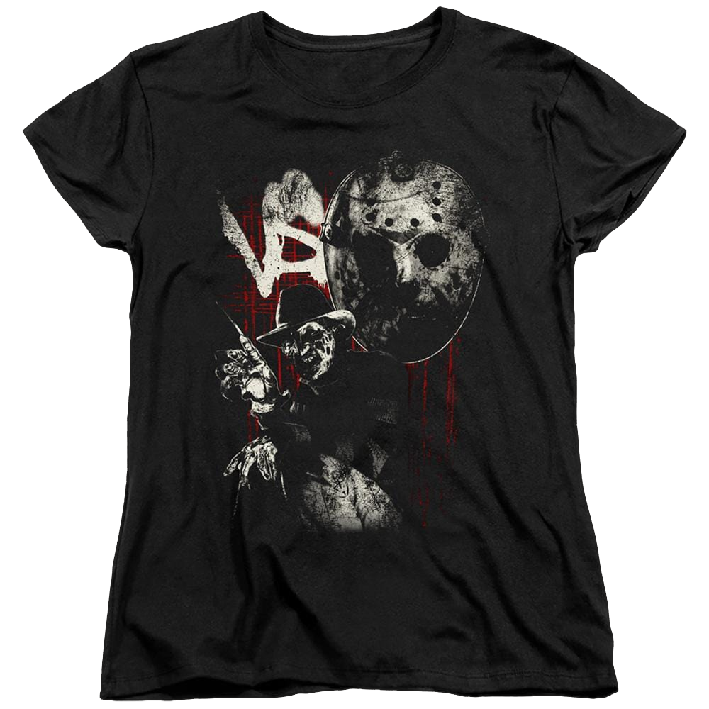 Freddy Vs Jason Scratches - Women's T-Shirt Women's T-Shirt Freddy vs Jason   