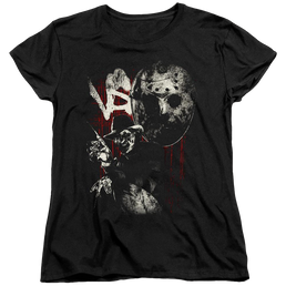 Freddy Vs Jason Scratches - Women's T-Shirt Women's T-Shirt Freddy vs Jason   