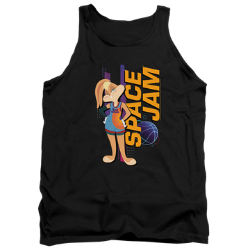 Black men's tank with Space Jam - A New Legacy Lola Standing graphic