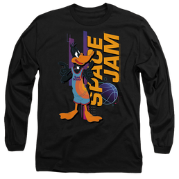Space Jam - A New Legacy Daffy Standing - Men's Long Sleeve T-Shirt Men's Long Sleeve T-Shirt Space Jam - A New Legacy   