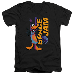 Space Jam - A New Legacy Daffy Standing - Men's V-Neck T-Shirt Men's V-Neck T-Shirt Space Jam - A New Legacy   