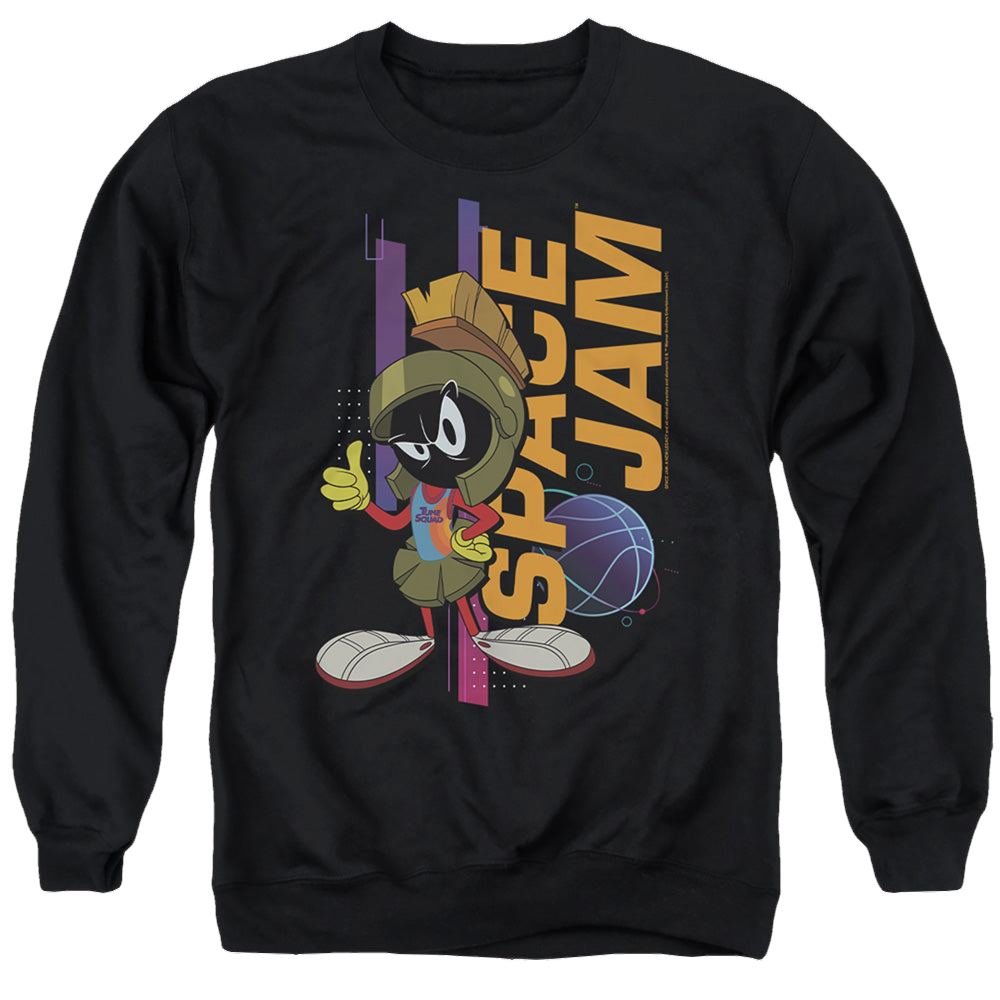 Space Jam - A New Legacy Marvin Standing - Men's Crewneck Sweatshirt Men's Crewneck Sweatshirt Space Jam - A New Legacy   