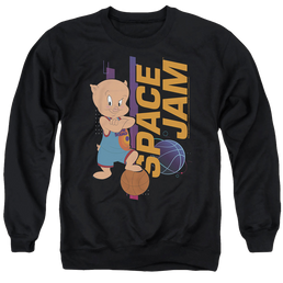 Space Jam - A New Legacy Porky Standing - Men's Crewneck Sweatshirt Men's Crewneck Sweatshirt Space Jam - A New Legacy   