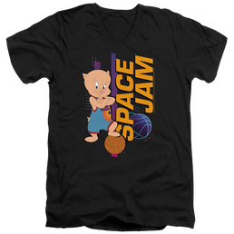 Space Jam - A New Legacy Porky Standing - Men's V-Neck T-Shirt Men's V-Neck T-Shirt Space Jam - A New Legacy   